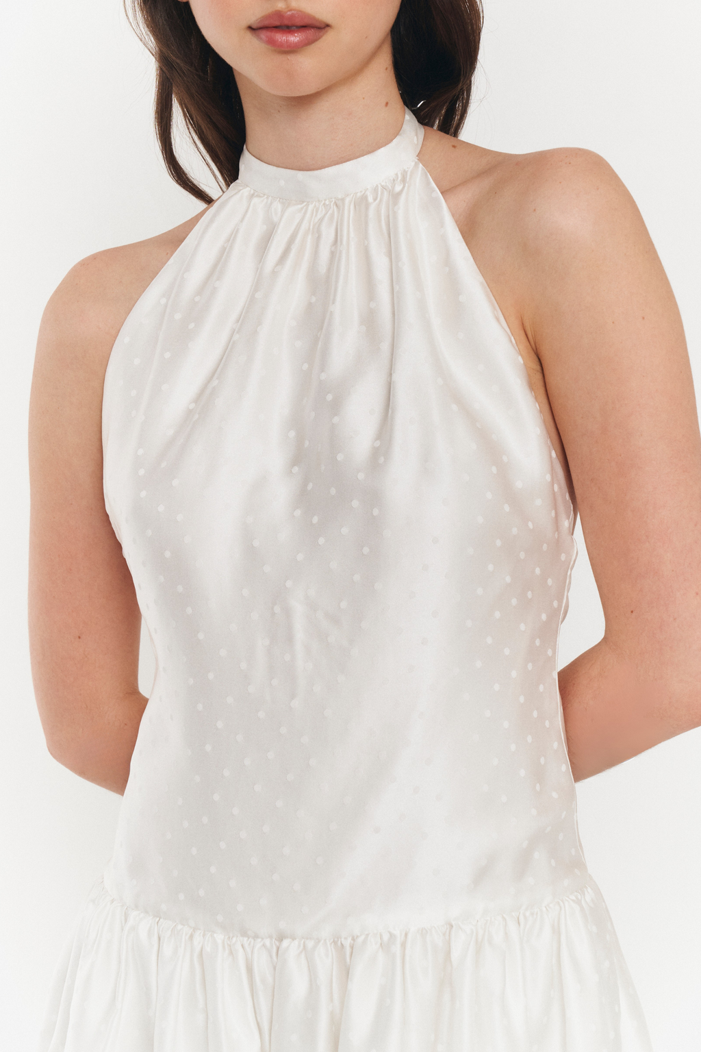 Angel Energy Silk Mini Dress