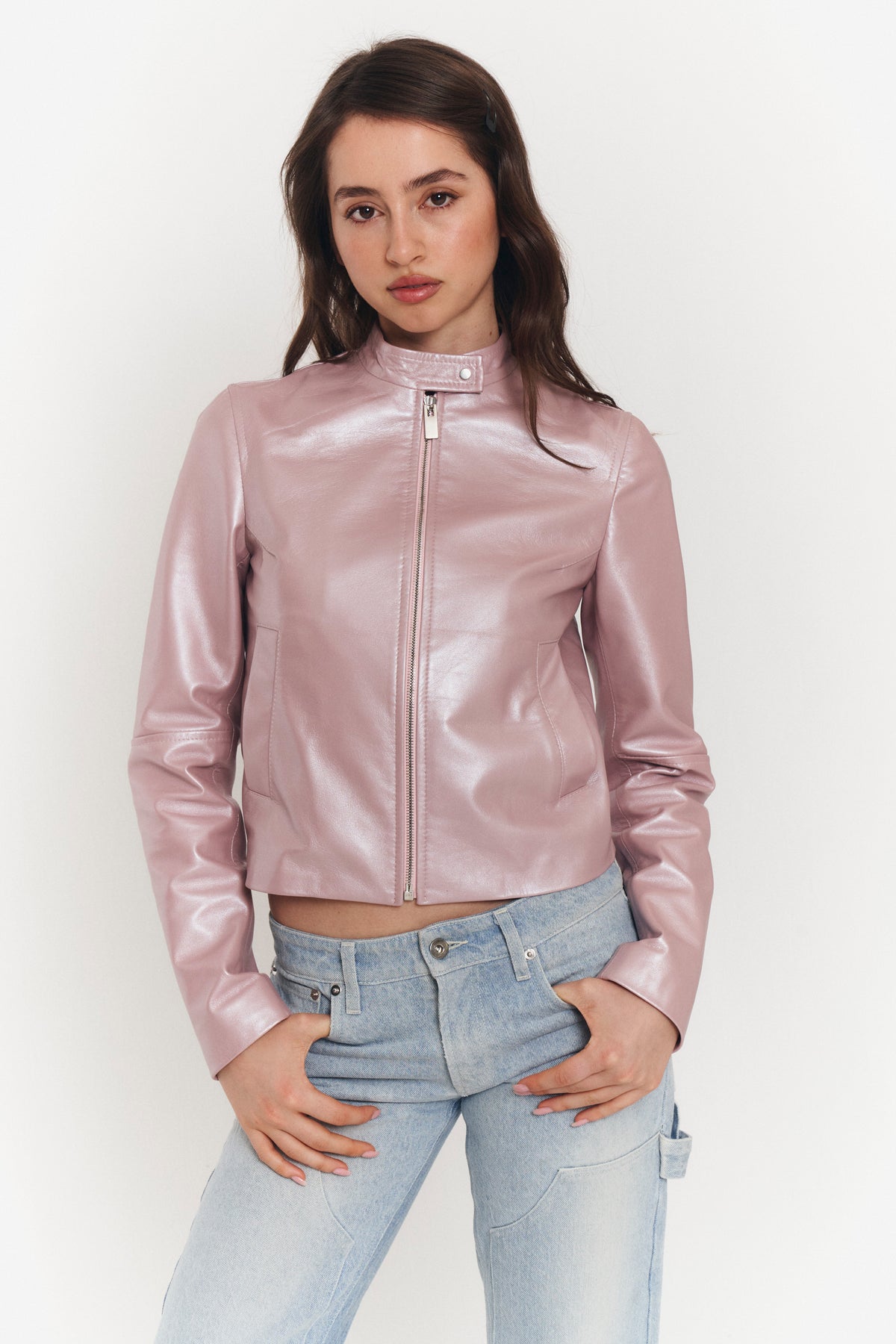 Bella Lambskin Leather Jacket