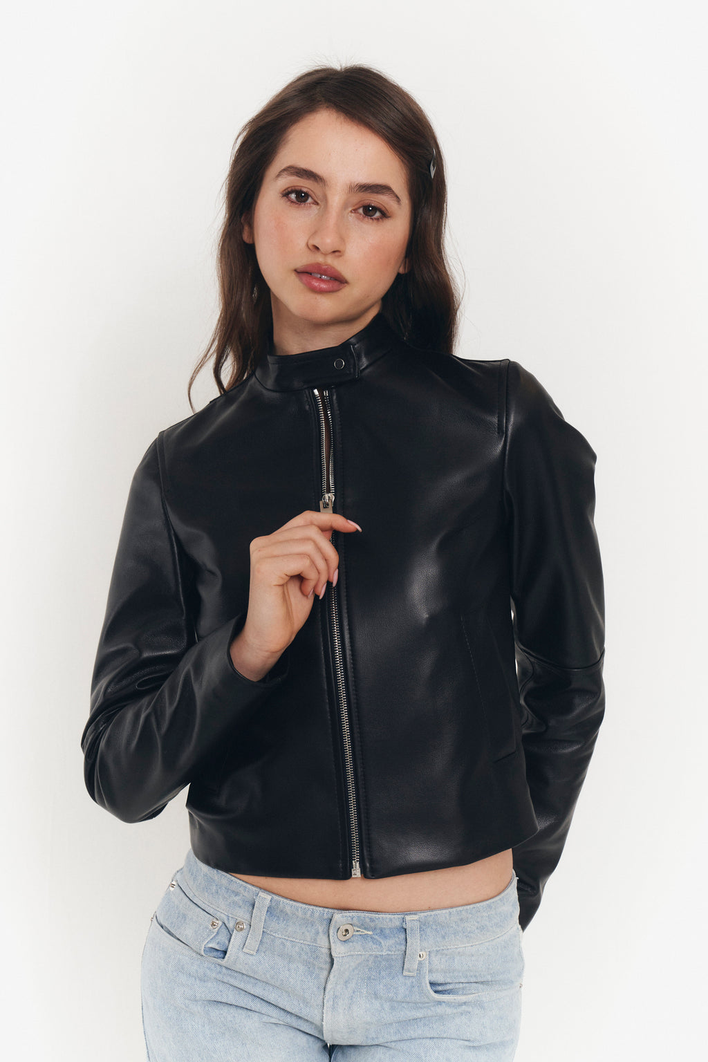 Bella Lambskin Leather Jacket