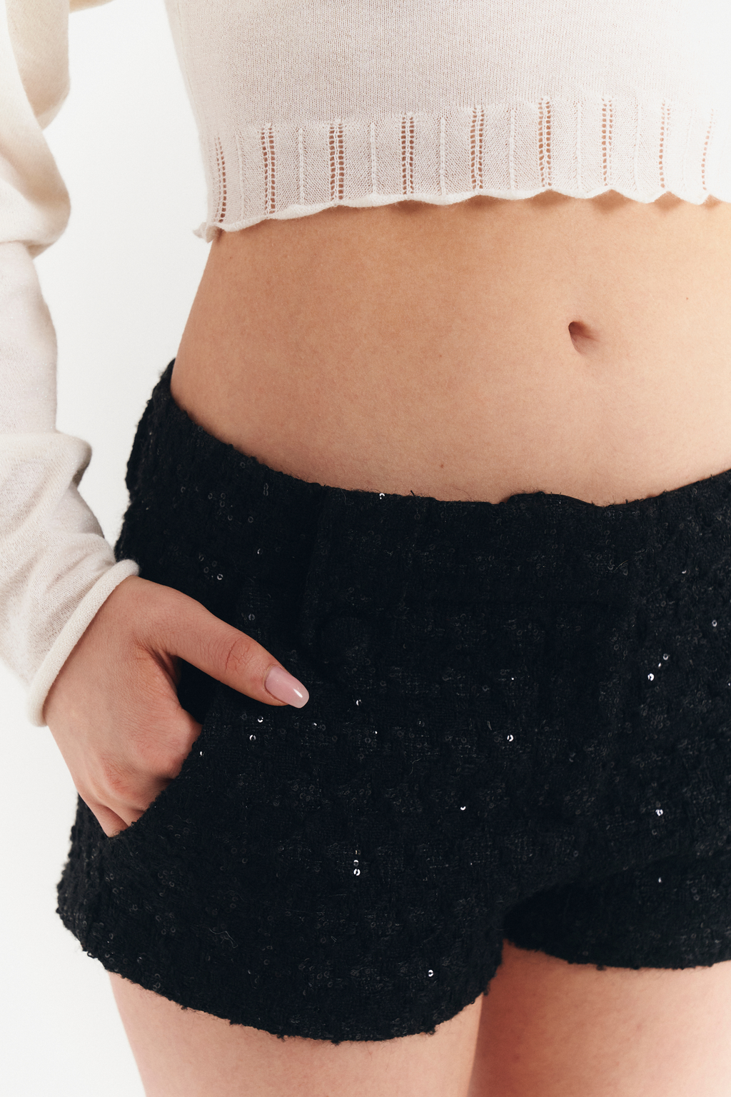 After Hours Sequin Mini Shorts