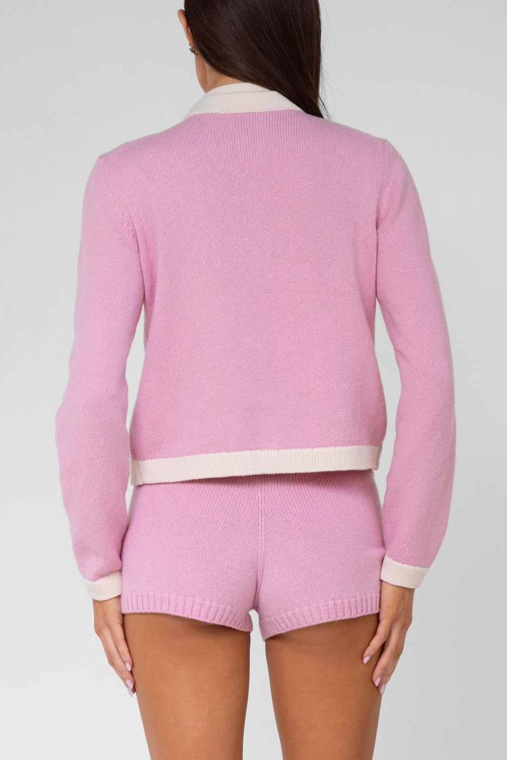 Pink Cashmere Cardigan